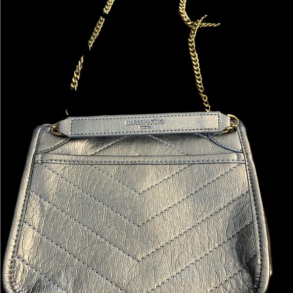 Marssharing Tokyo Sling Silver Crossbody adjustable chain strap inner pockets - Picture 2 of 8